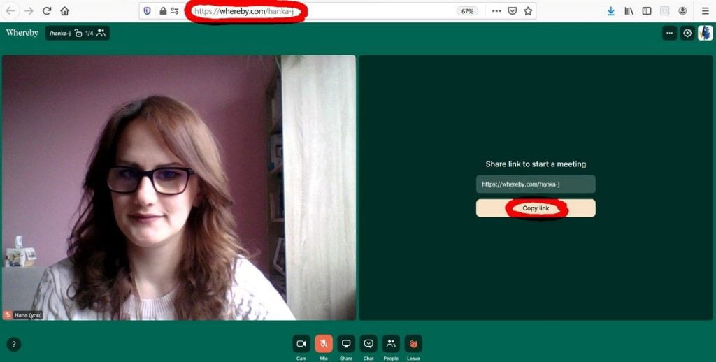 Kde najst odkaz na miestnost