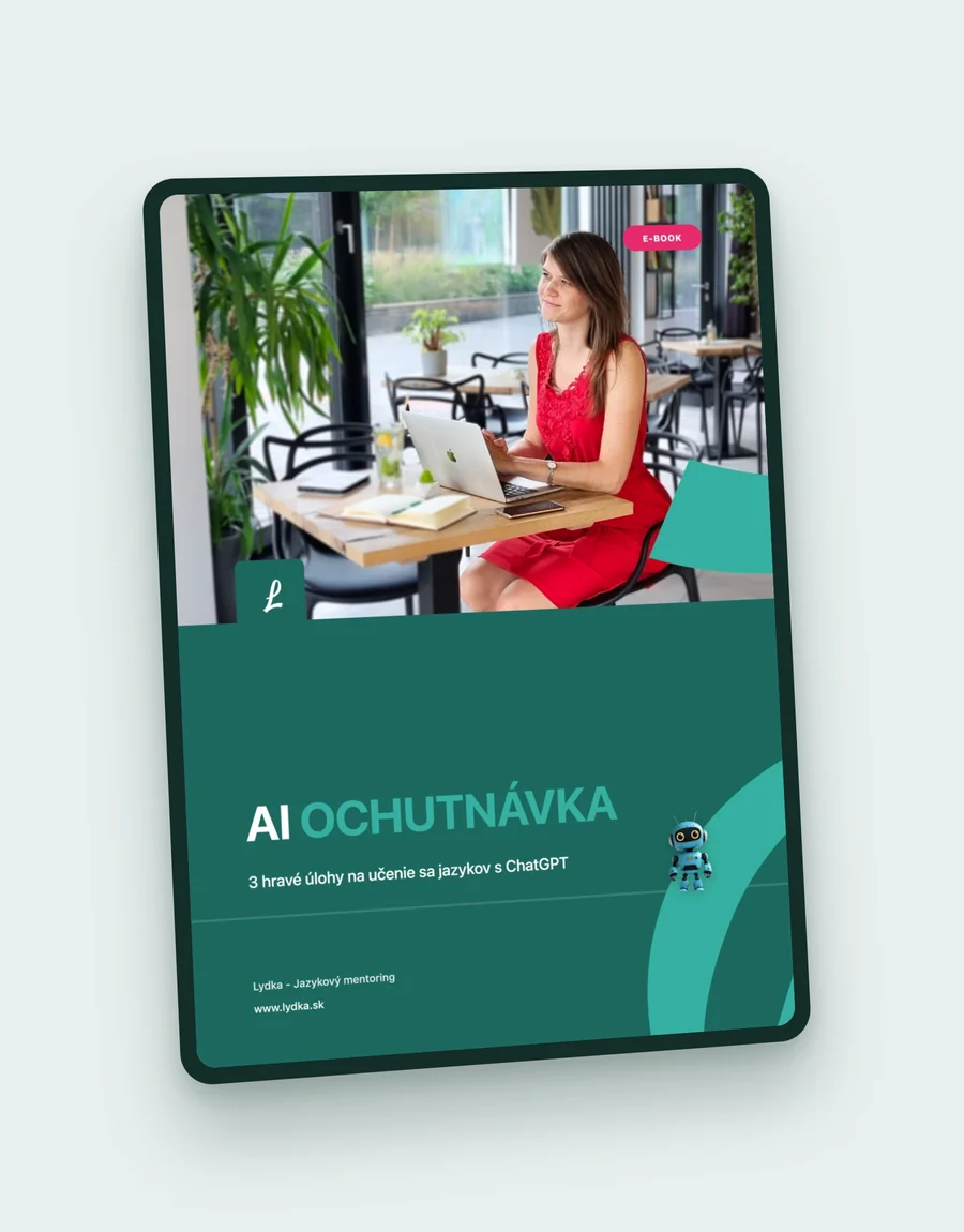 E-book AI ochutnávka – obálka na tablete